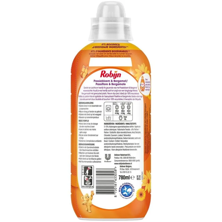 Best Robijn Classics Passiebloem & Bergamot Wasverzachter