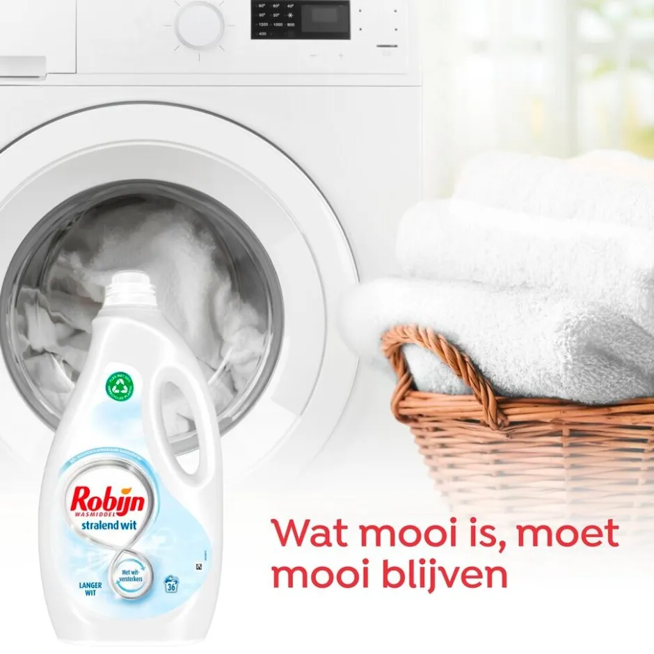 Outlet Robijn Stralend Wit Vloeibaar Wasmiddel