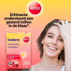 New Roter Cranberry Vitamine C en Echinacea Tabletten