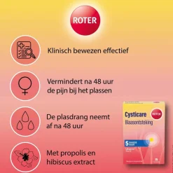 Outlet Roter Cysticare Tabletten