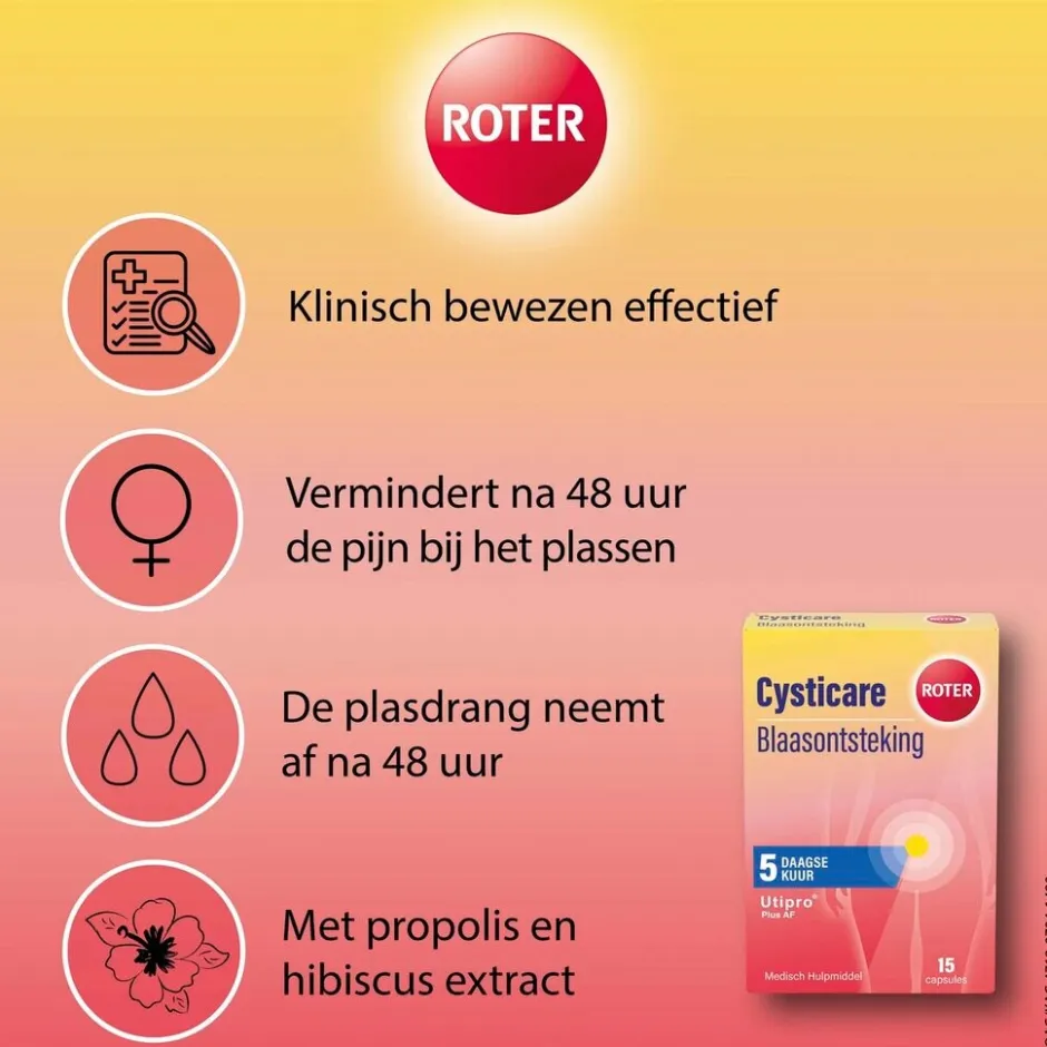 Outlet Roter Cysticare Tabletten