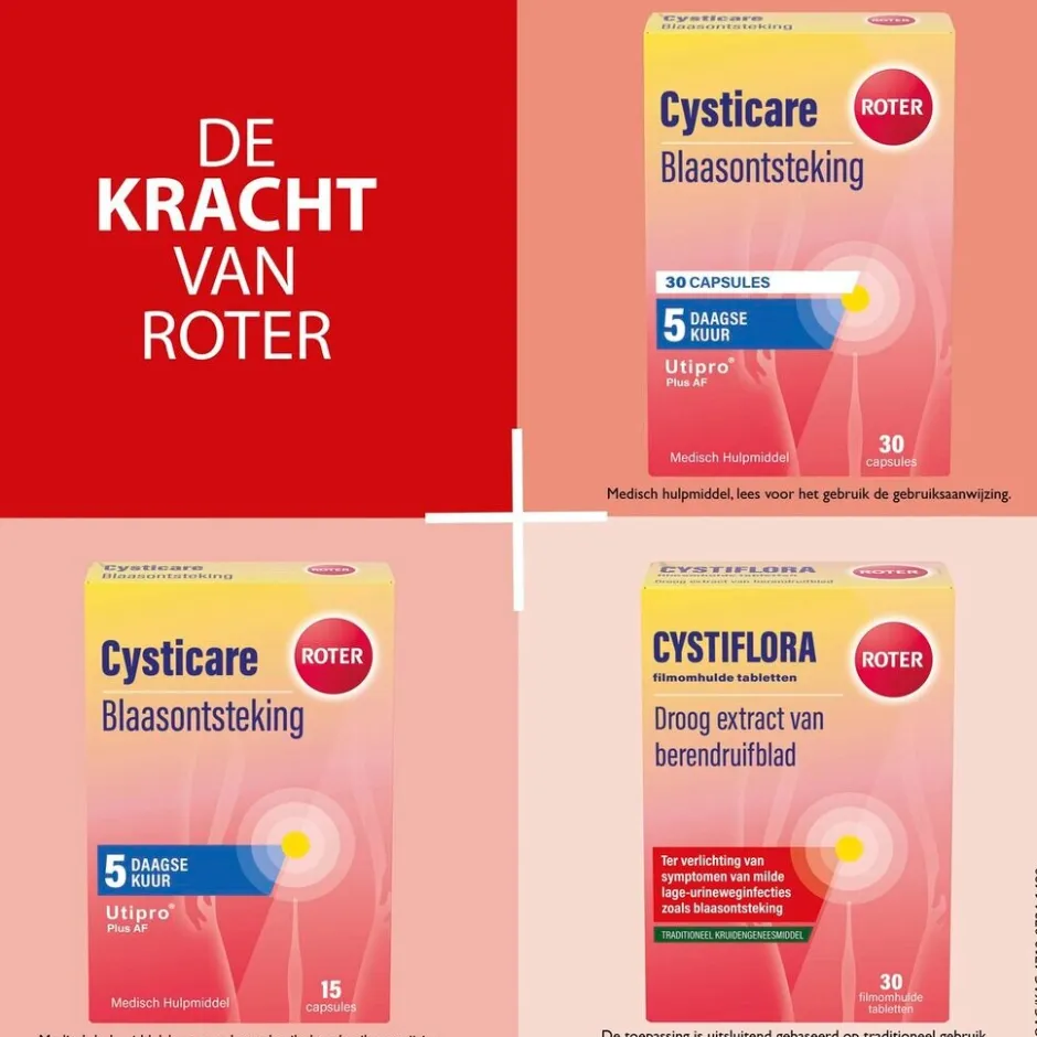 Outlet Roter Cysticare Tabletten