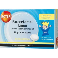 Discount Roter Paracetamol Junior 250mg Smelttabletten