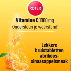 Clearance Roter Vitamine C 1000 mg Abrikoos-Sinaasappel Bruistabletten