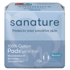 Outlet Sanature 100% Katoenen Normal Maandverband