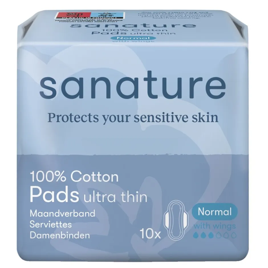 Outlet Sanature 100% Katoenen Normal Maandverband