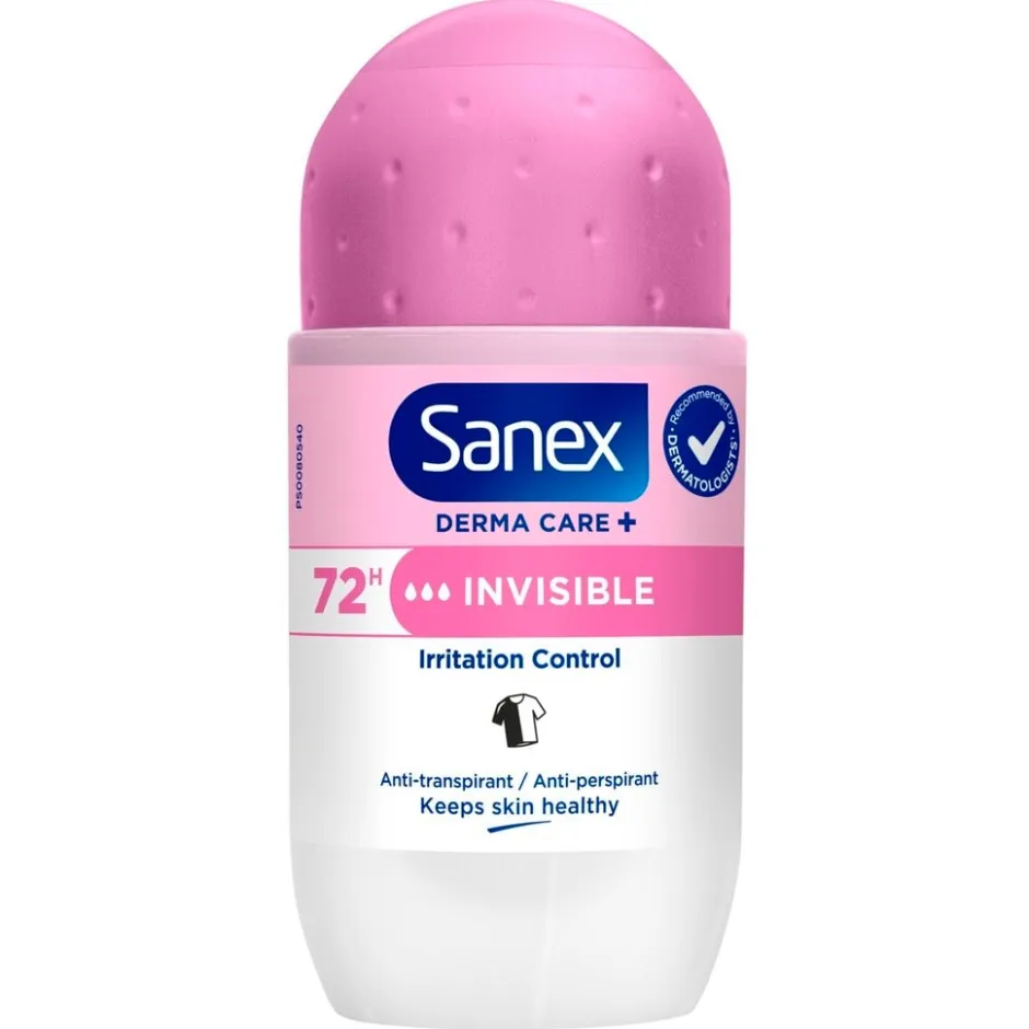 Sanex Derma Care+ Invisible 72h Antitranspirant Deodorant Roller