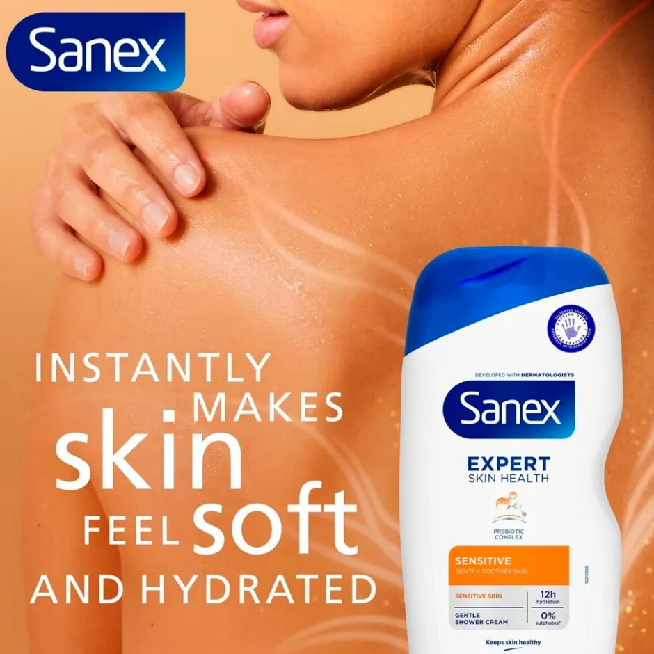 Outlet Sanex Expert Skin Health Sensitive Douchecrème