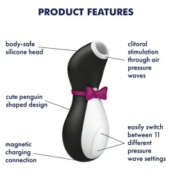 Satisfyer Penguin Air Pulse Stimulator Vibrator