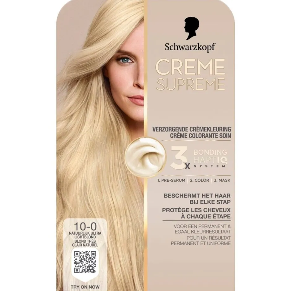 Best Schwarzkopf creme supreme 10-0 Natuurlijk Ultra Lichtblond Verzorgende Crèmekleuring