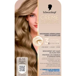 Sale Schwarzkopf creme supreme 8-16 Cool Asblond Verzorgende Crèmekleuring