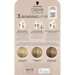 Discount Schwarzkopf creme supreme 9-16 Cool Licht Asblond Verzorgende Crèmekleuring