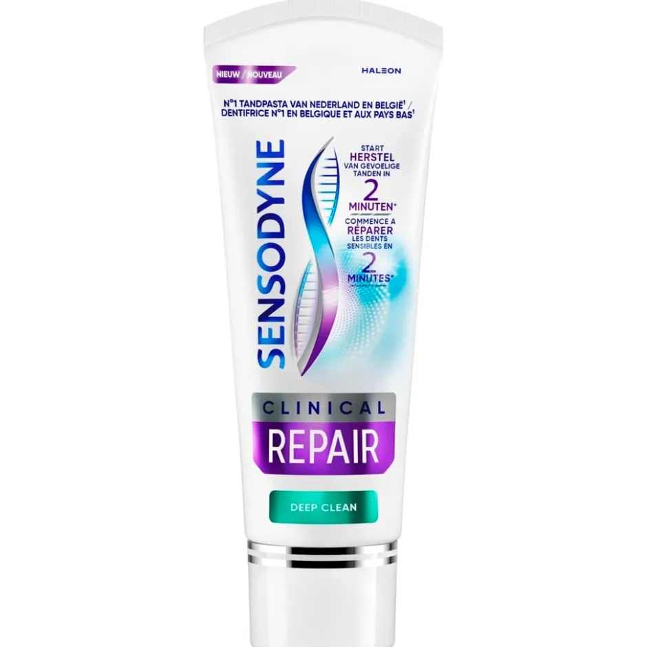 New Sensodyne Clinical Repair Deep Clean Tandpasta