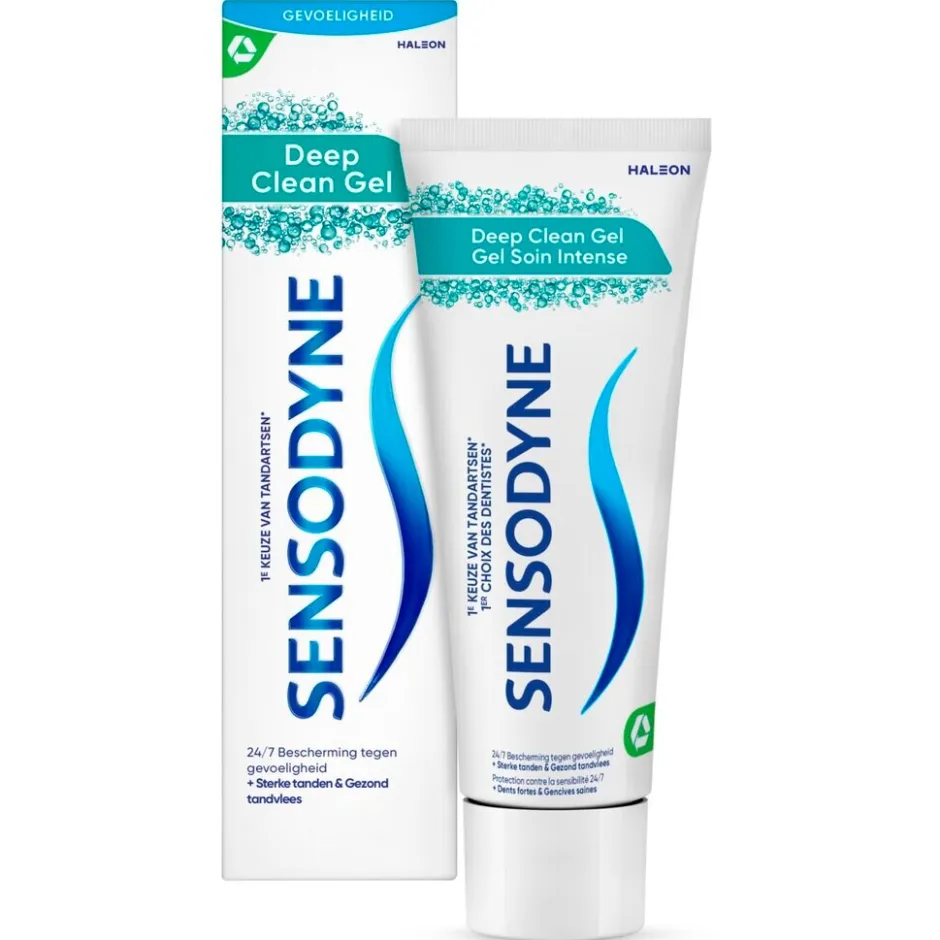 Hot Sensodyne Deep Clean Gel Tandpasta voor Gevoelige Tanden