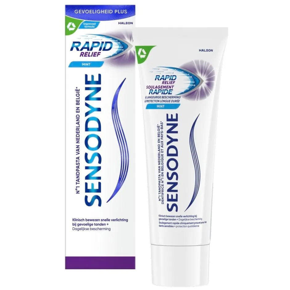 Hot Sensodyne Rapid Relief Tandpasta voor Gevoelige Tanden