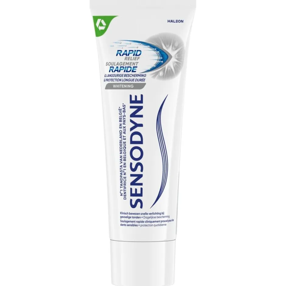 New Sensodyne Rapid Relief Whitening Tandpasta