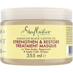 Clearance SheaMoisture Jamaican Black Castor Oil Strenghten & Restore Treatement Masker