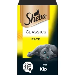 Discount Sheba Paté met Kip Nat Kattenvoer