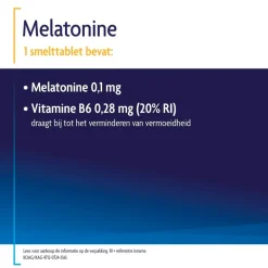 Online Shiepz Melatonine Original 0,1mg Smelttabletten