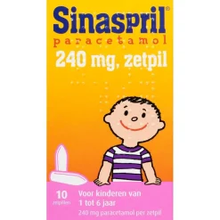 Clearance Sinaspril Paracetamol 240mg Zetpillen