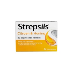 Online Strepsils Citroen + Honing Zuigtabletten