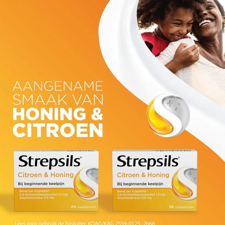 Online Strepsils Citroen + Honing Zuigtabletten