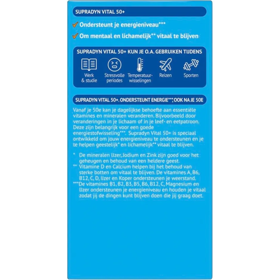 Outlet Supradyn Vital 50+ Tabletten