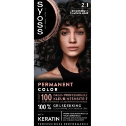 New Syoss 2.1 Zwartbruin Permanente Haarkleuring