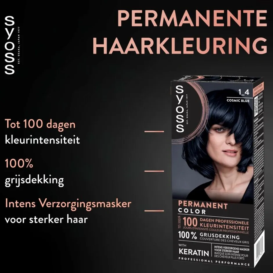Hot Syoss Color 1.4 Cosmic Blue Haarkleuring