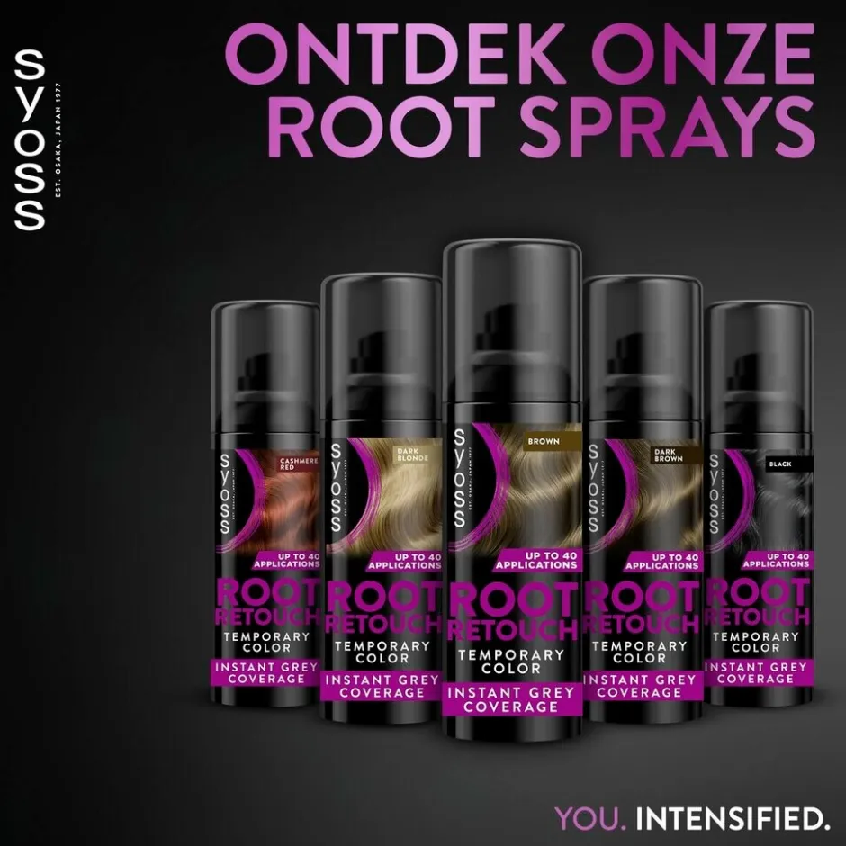 Outlet Syoss Donker Midden Bruin Uitgroeispray
