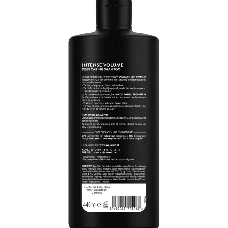 Syoss Intense Volume Deep Caring Shampoo