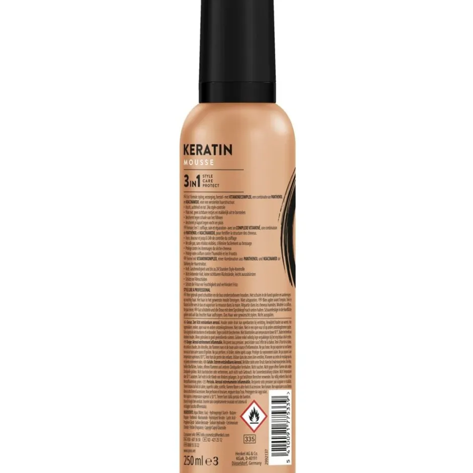 Clearance Syoss Keratine Style Perfection Haarmousse