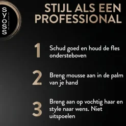 Clearance Syoss Keratine Style Perfection Haarmousse