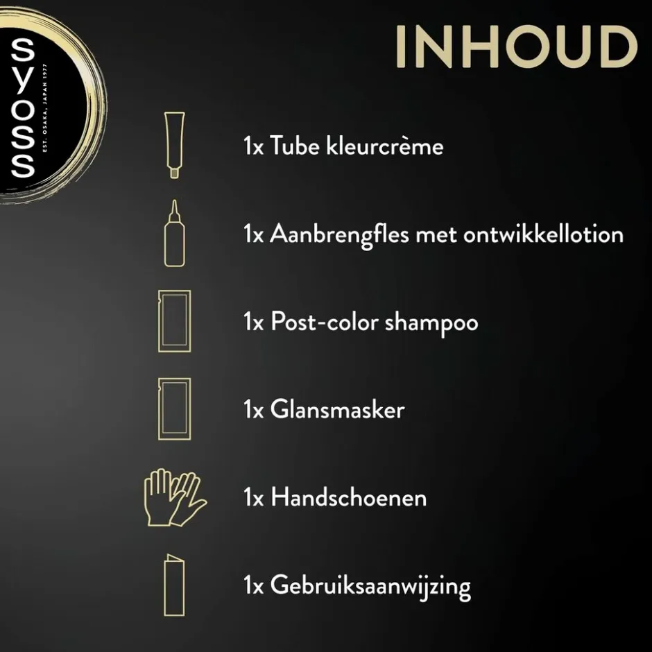 New Syoss Oleo Intense 2-10 Bruinzwart Haarkleuring