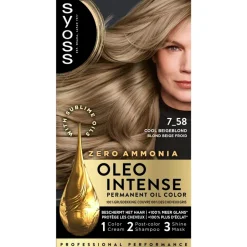 Outlet Syoss Oleo Intense 7-58 Cool Beige Blond Haarkleuring