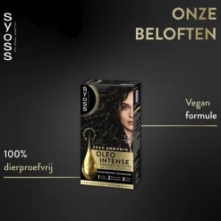 New Syoss Oleo Intense 1-10 Intens Zwart Haarkleuring