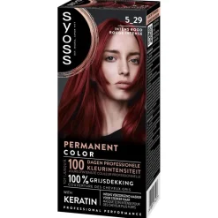 Sale Syoss Permanent Color 5-29 Intens Rood Permanente Haarkleuring