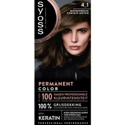 Syoss Salonplex 4-1 Middenbruin Permanente Haarkleuring