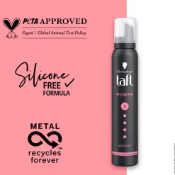 New Taft Hold 5 Power Cashmere Mousse