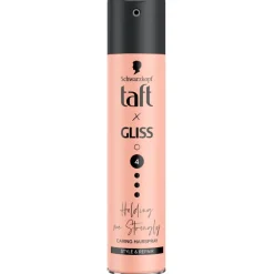 Clearance Taft x Gliss Holding Me Strongly Hold 4 Caring Hairspray