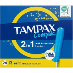 Sale Tampax Compak Regular Tampons met Inbrenghuls