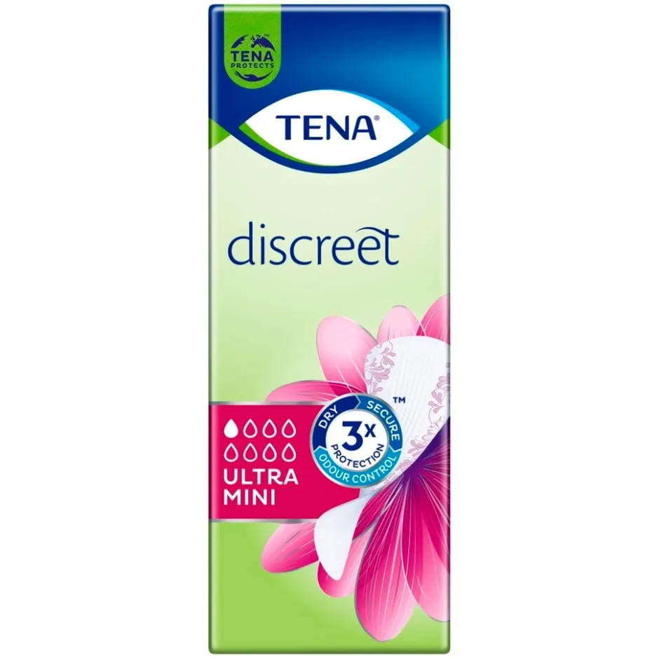 New Tena Lady Discreet Ultra Mini Inlegkruisjes