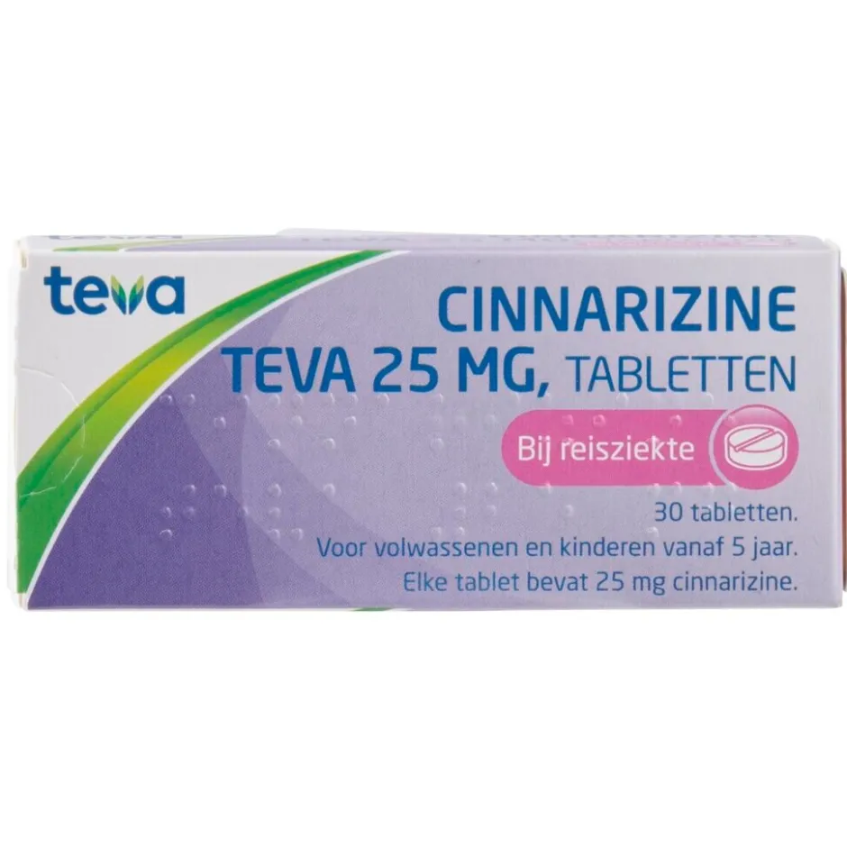 Clearance Teva Cinnarizine 25mg Tabletten