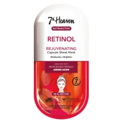 Clearance 7th Heaven Nutriactive Retinol Rejuvenating Sheet Mask