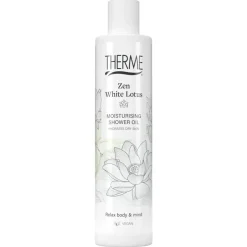 New Therme Zen White Lotus Moisturising Shower Oil