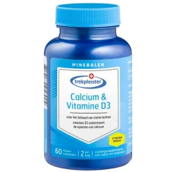 Online Trekpleister Calcium & Vitamine D3 Kauwtabletten