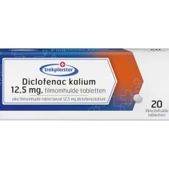 Outlet Trekpleister Diclofenac Kalium 12,5mg Filmomhulde Tabletten