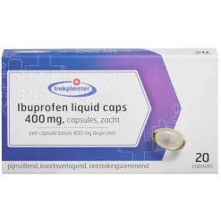 Outlet Trekpleister Ibuprofen 400mg Liquid Caps Zachte Capsules