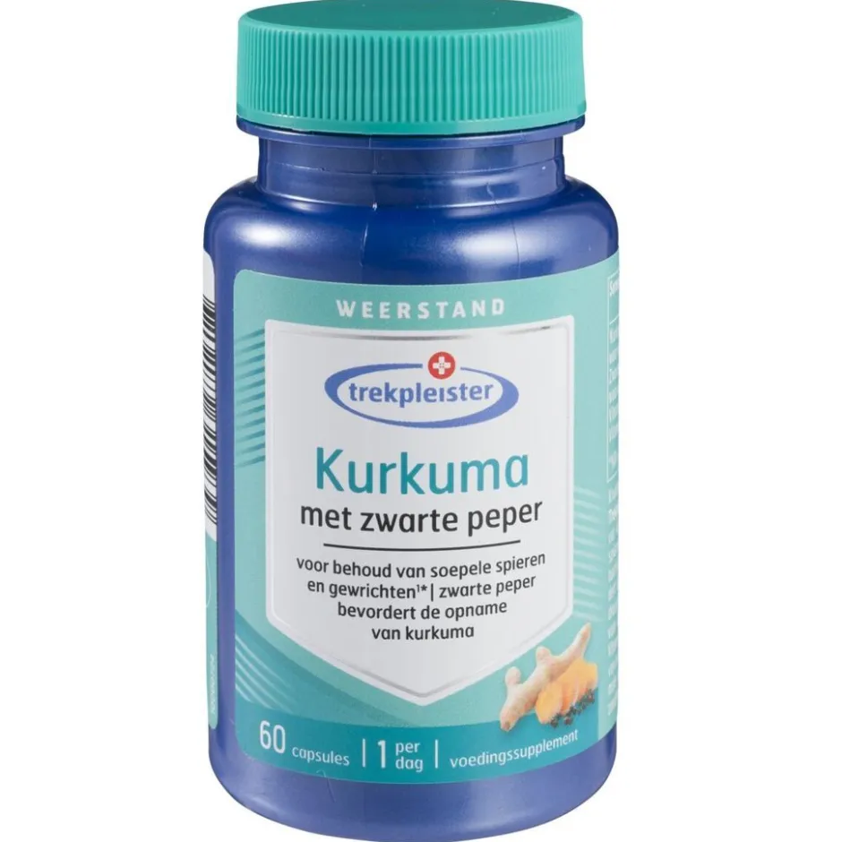 Sale Trekpleister Kurkuma met Zwarte Peper Capsules