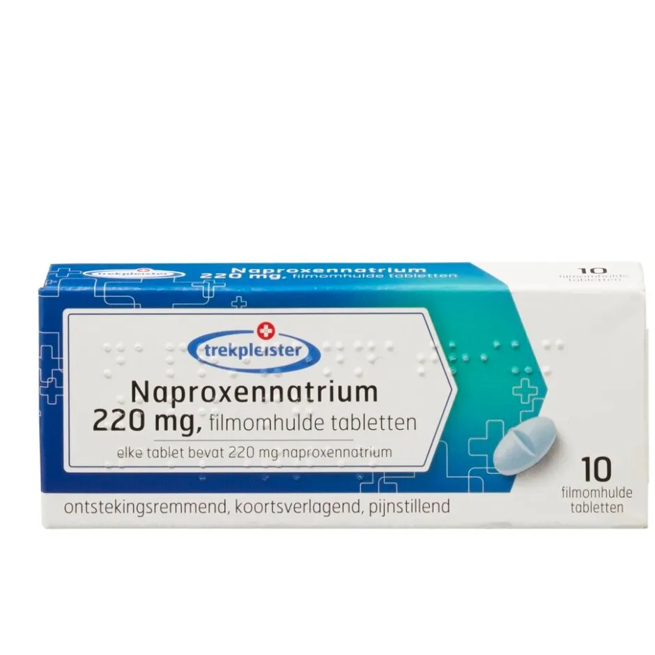 Clearance Trekpleister Naproxennatrium 220 Mg Filmomhulde Tabletten
